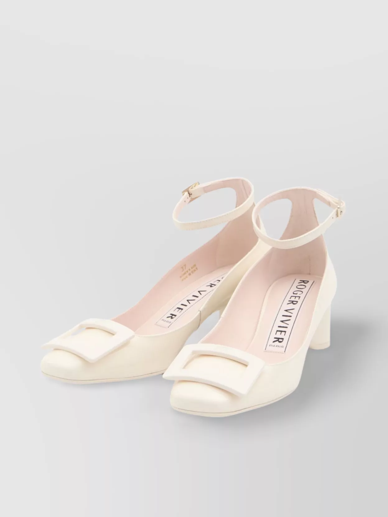 Roger Vivier Strap Ankle Pumps In Patent Leather