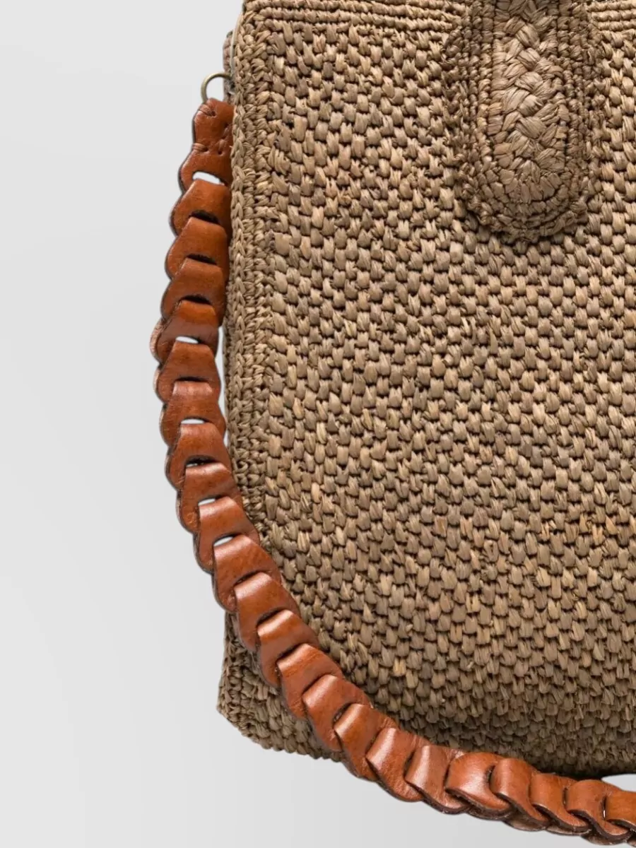 Ibeliv Raffia Crossbody Bag