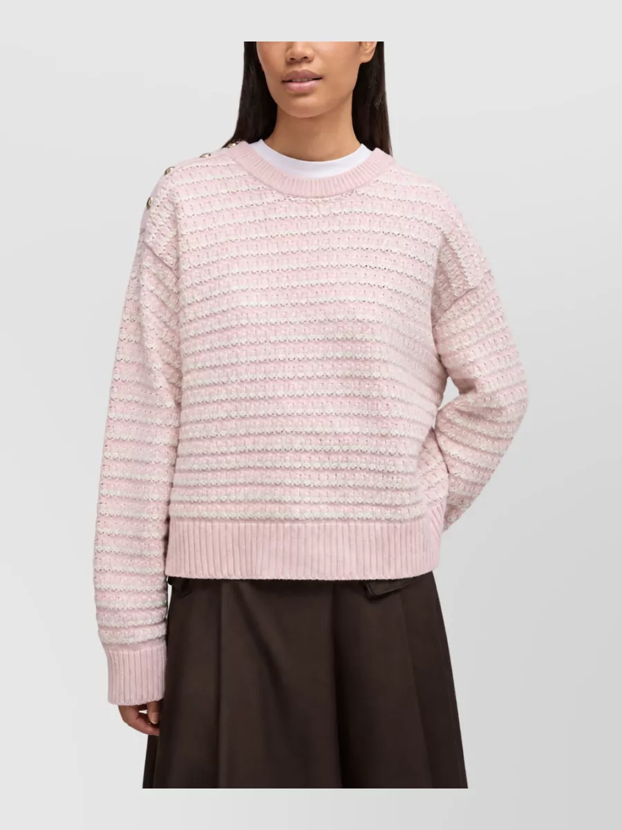 Ganni Wool cotton sweatshirt