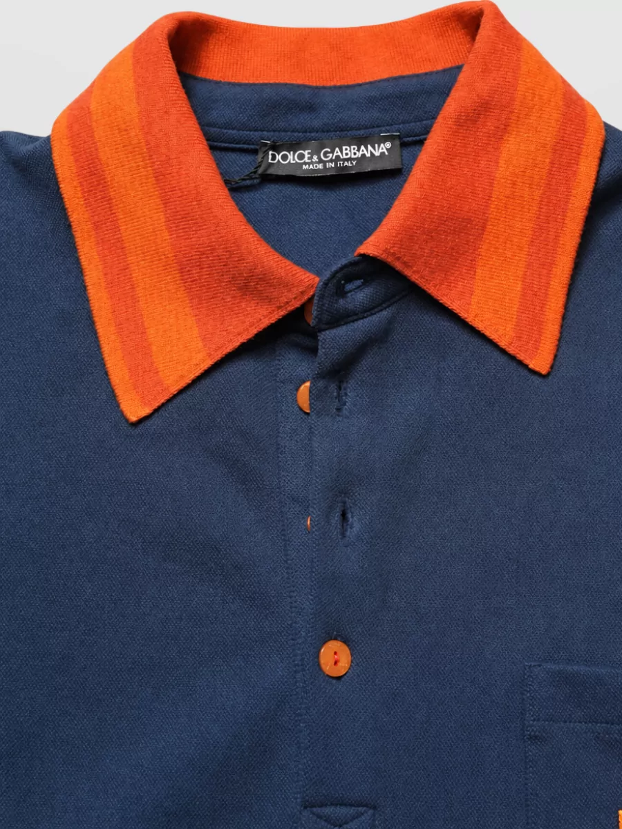 Dolce&Gabbana Short-Sleeve Polo Shirt