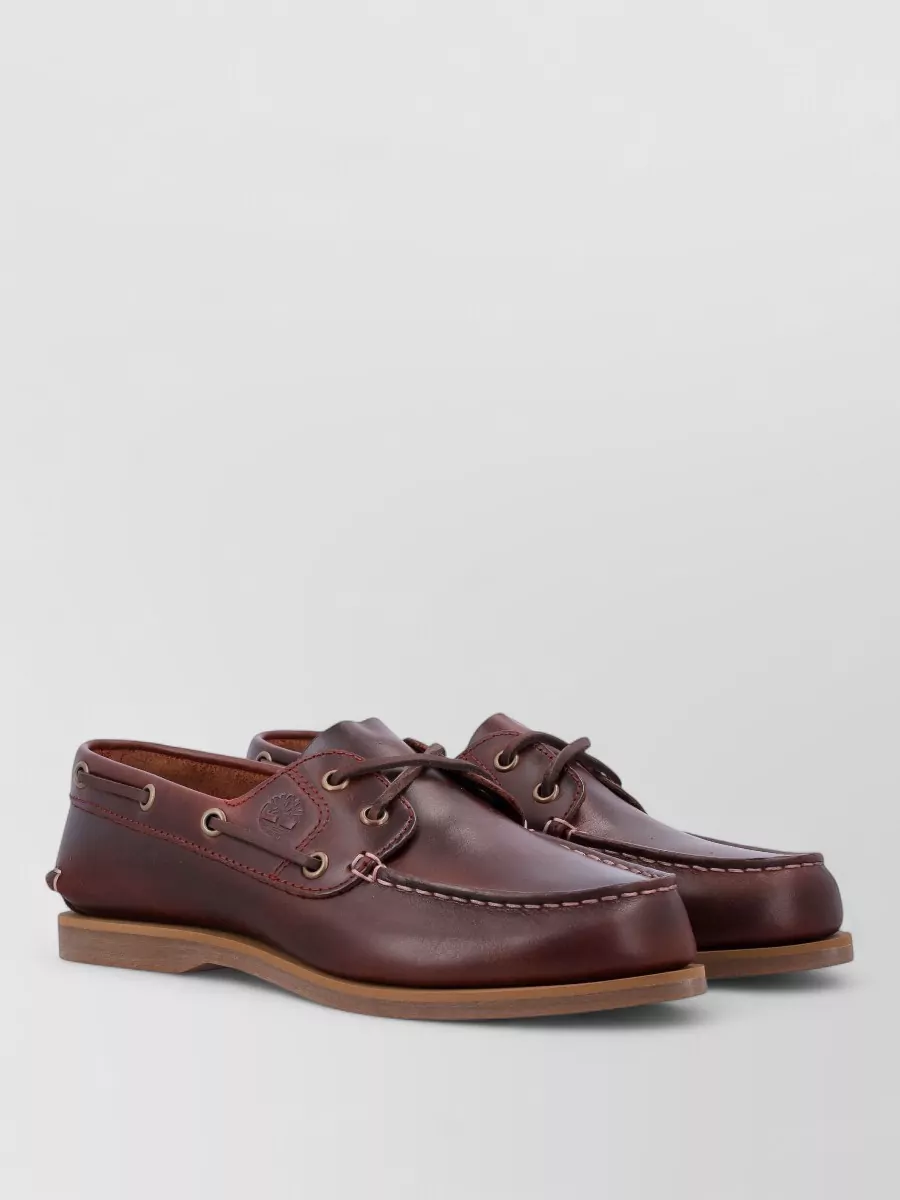 Timberland leather boat shoes