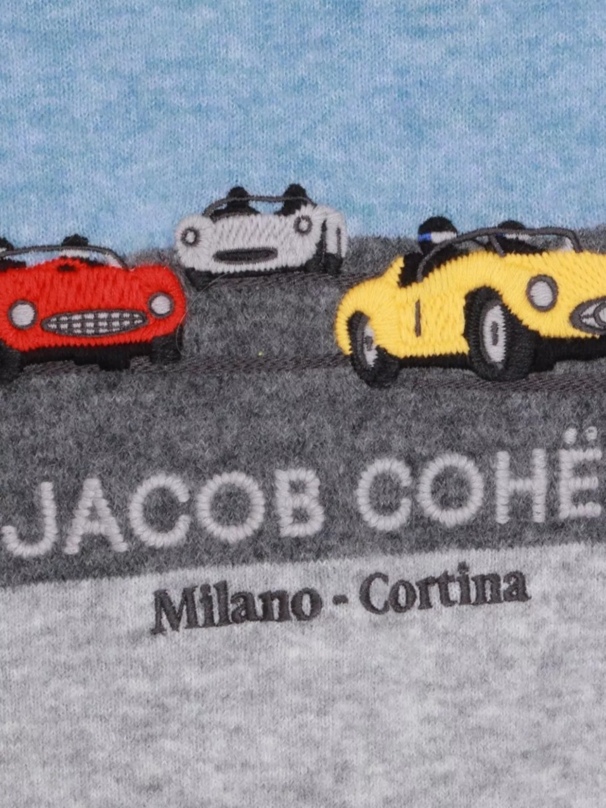 Jacob Cohen Color Block Crew Neck Sweater