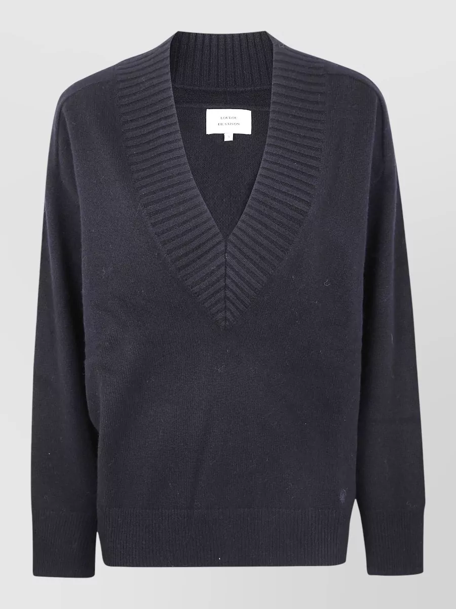 Loulou Studio Cashmere V-Neck Sweater
