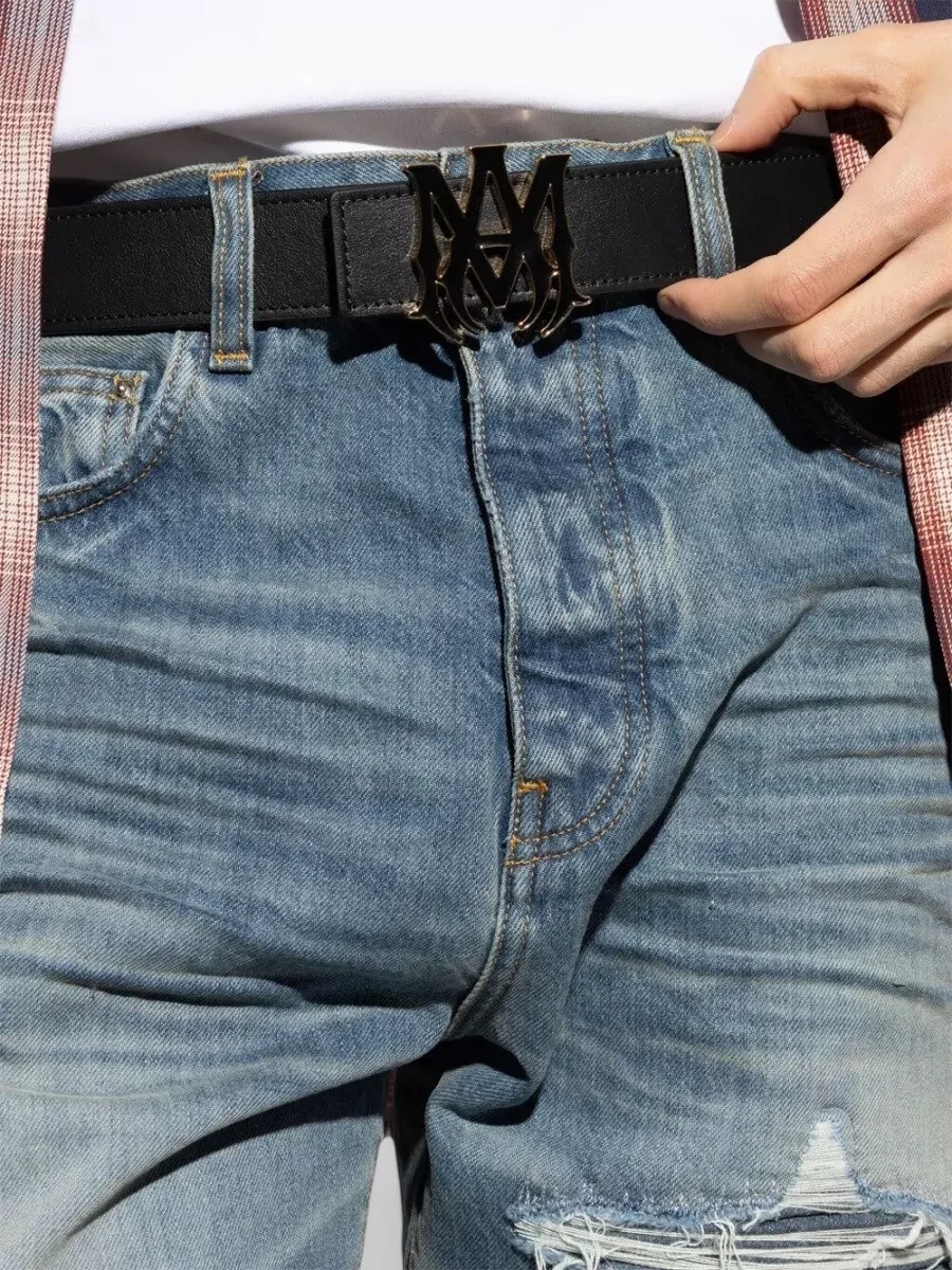 Amiri Ma Reversible Enamel Belt Loops Design