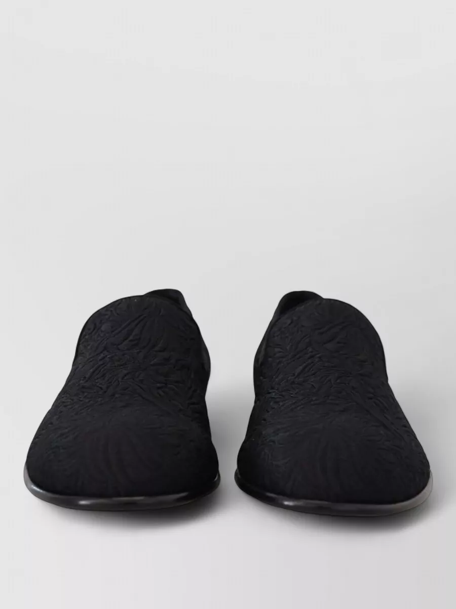 Dolce&Gabbana floral-jacquard slippers