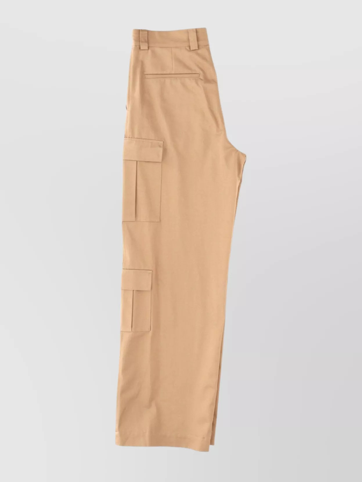 Msgm Oversized Cargo Trousers Featuring Pockets