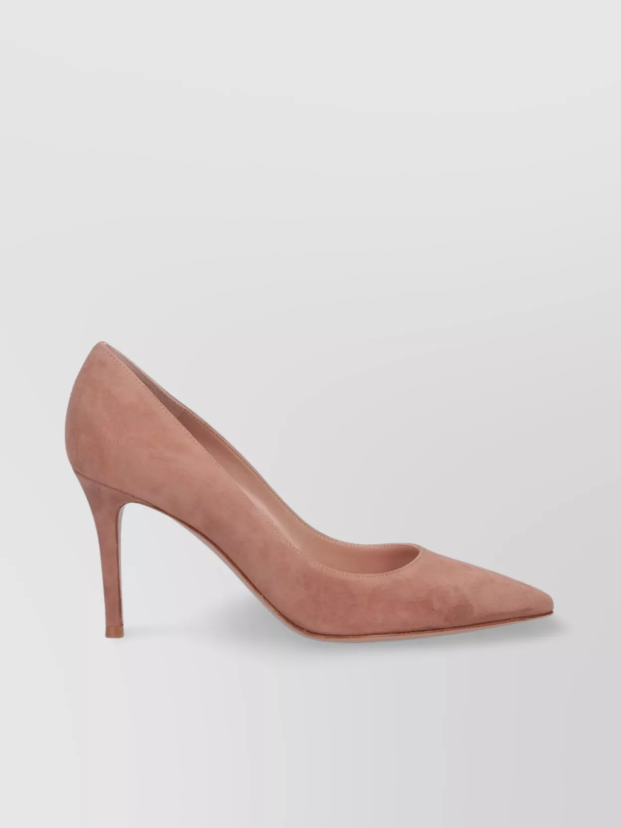 Gianvito Rossi Pointed Toe Suede Stiletto Heel Pumps