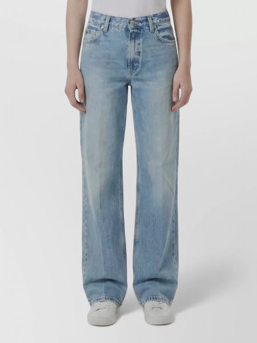 Haikure High-rise straight-leg denim jeans