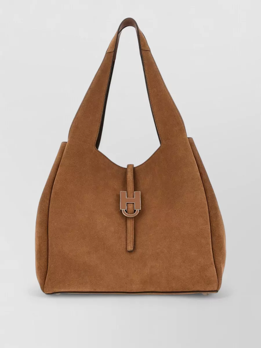Hogan Suede Tote Bag