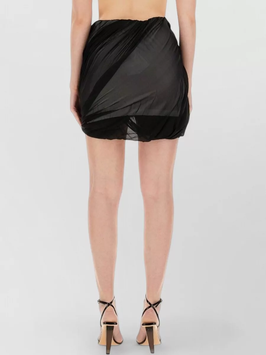 Helmut Lang Silk Mini Skirt