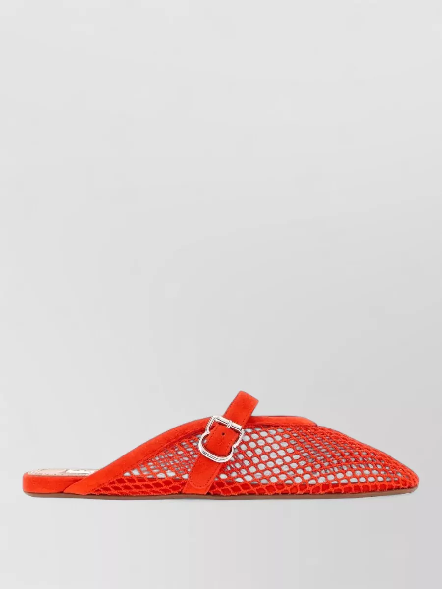 Alaïa Leather Mules In Multi