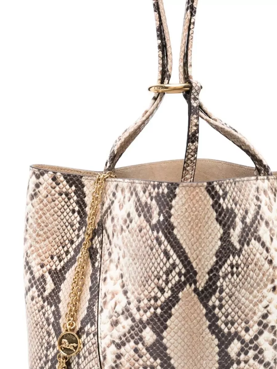 Chloé Chloé Spin Leather Shoulder Bag