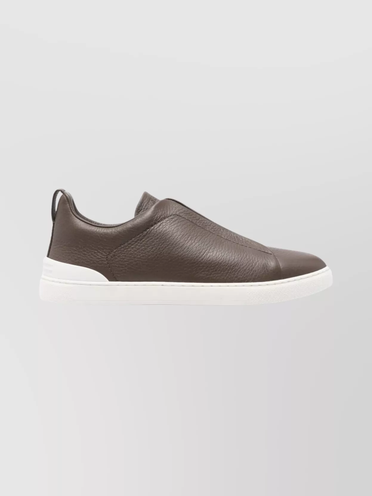 Zegna Low Top Sneakers With Triple Stitch Design