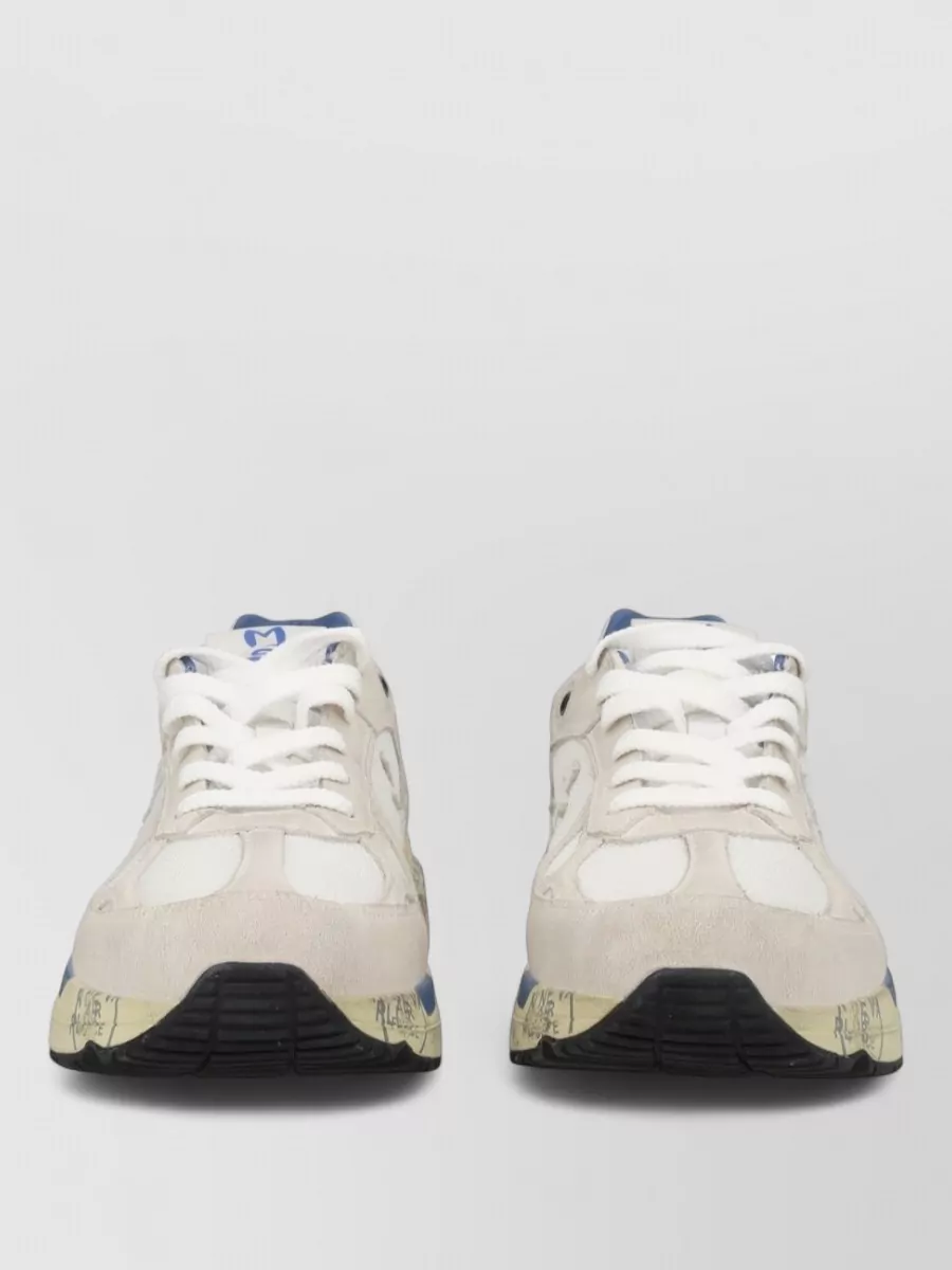 Premiata leather low-top sneakers
