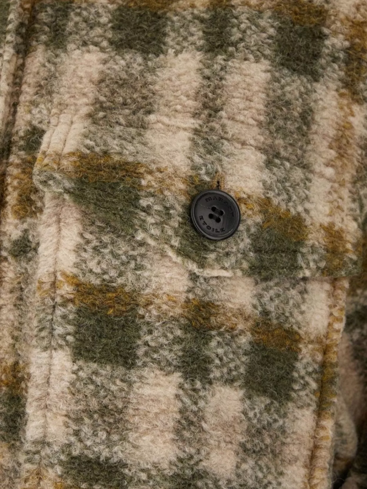 Isabel Marant Étoile Cappotto Harveli In Misto Poliestere Ricamato Donna