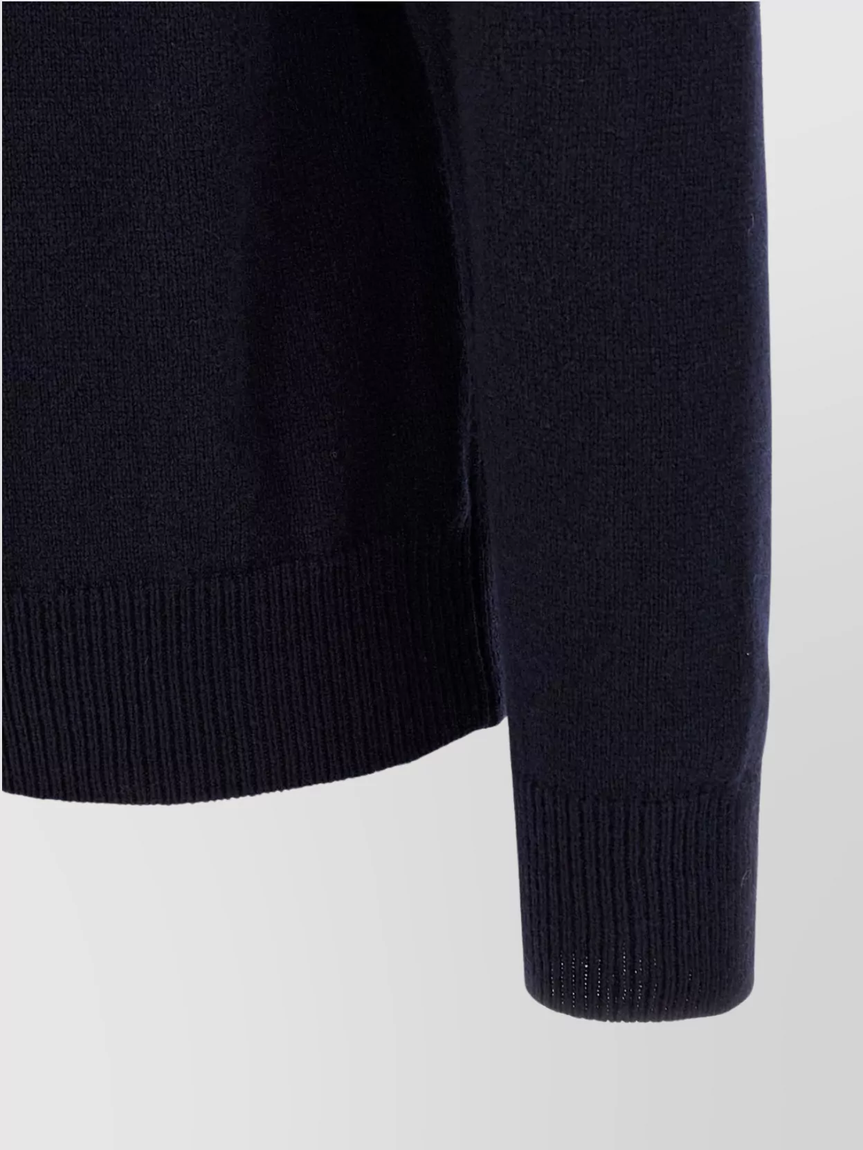 Zanone Crew Neck Wool Sweater With Ribbed Cuffs