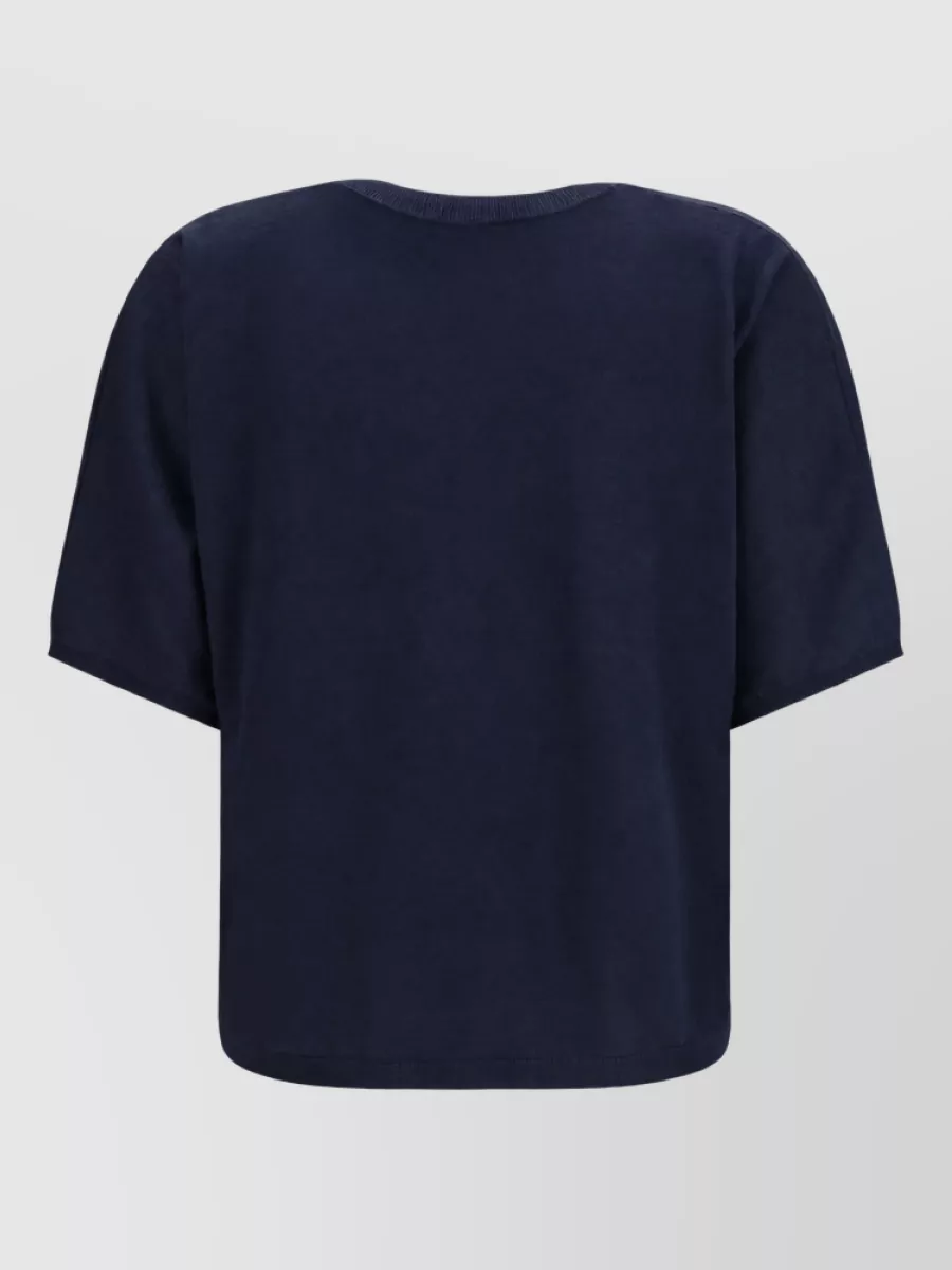 Brunello Cucinelli Cashmere Silk Short-Sleeve Sweater