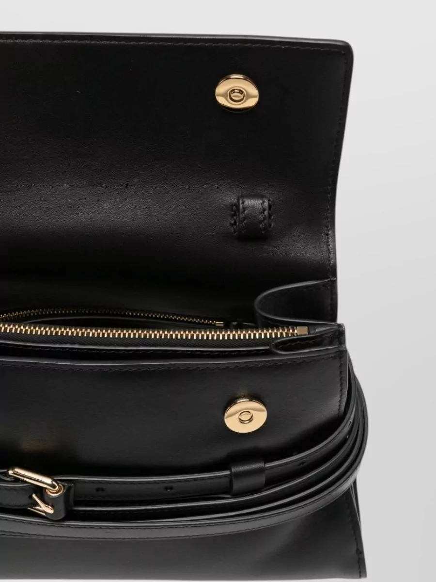 Moschino Leather Clutch Bag