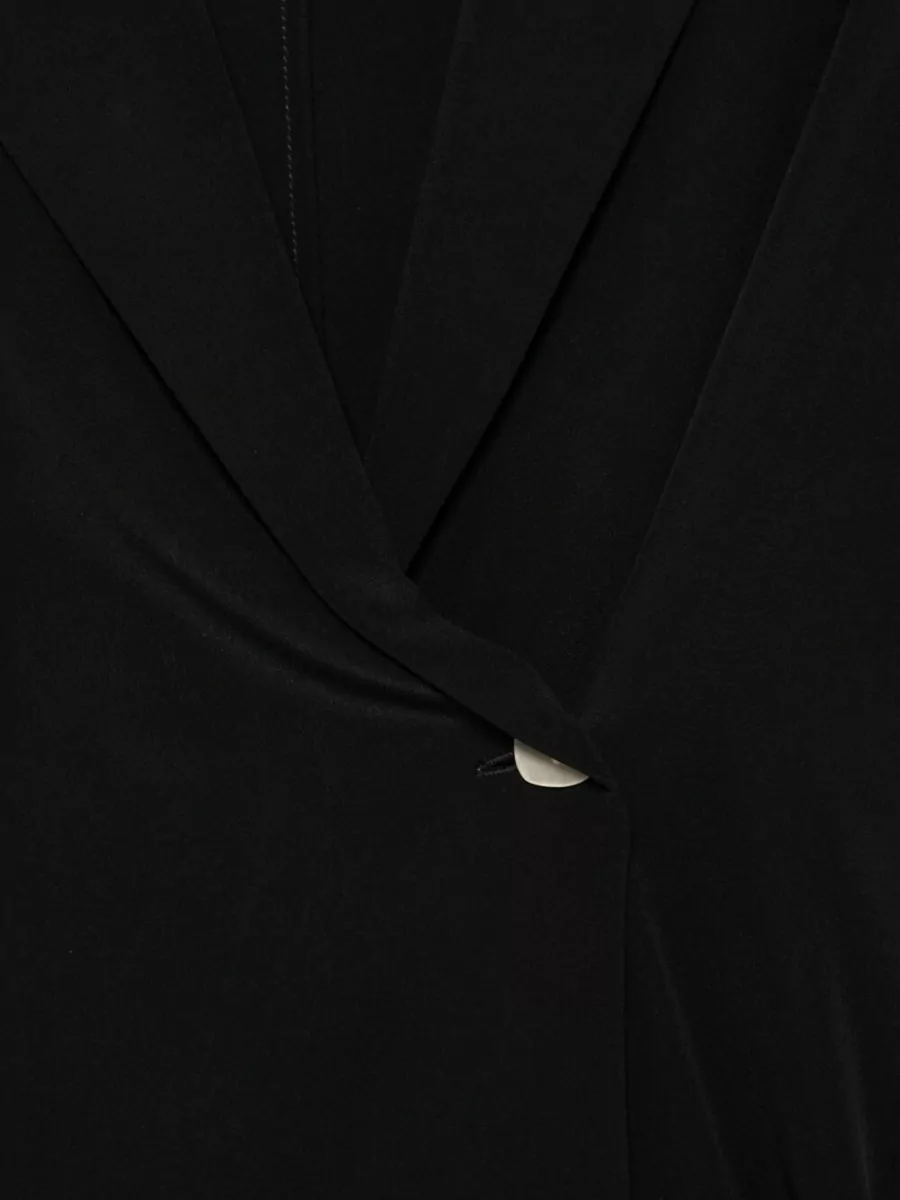 Alysi Silk Asymmetric Blazer