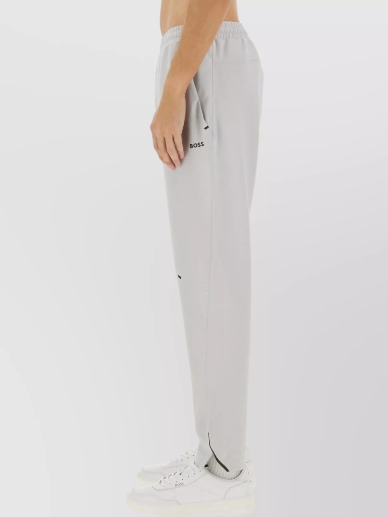 Boss Technical Fabric Trousers Elastic Waistband