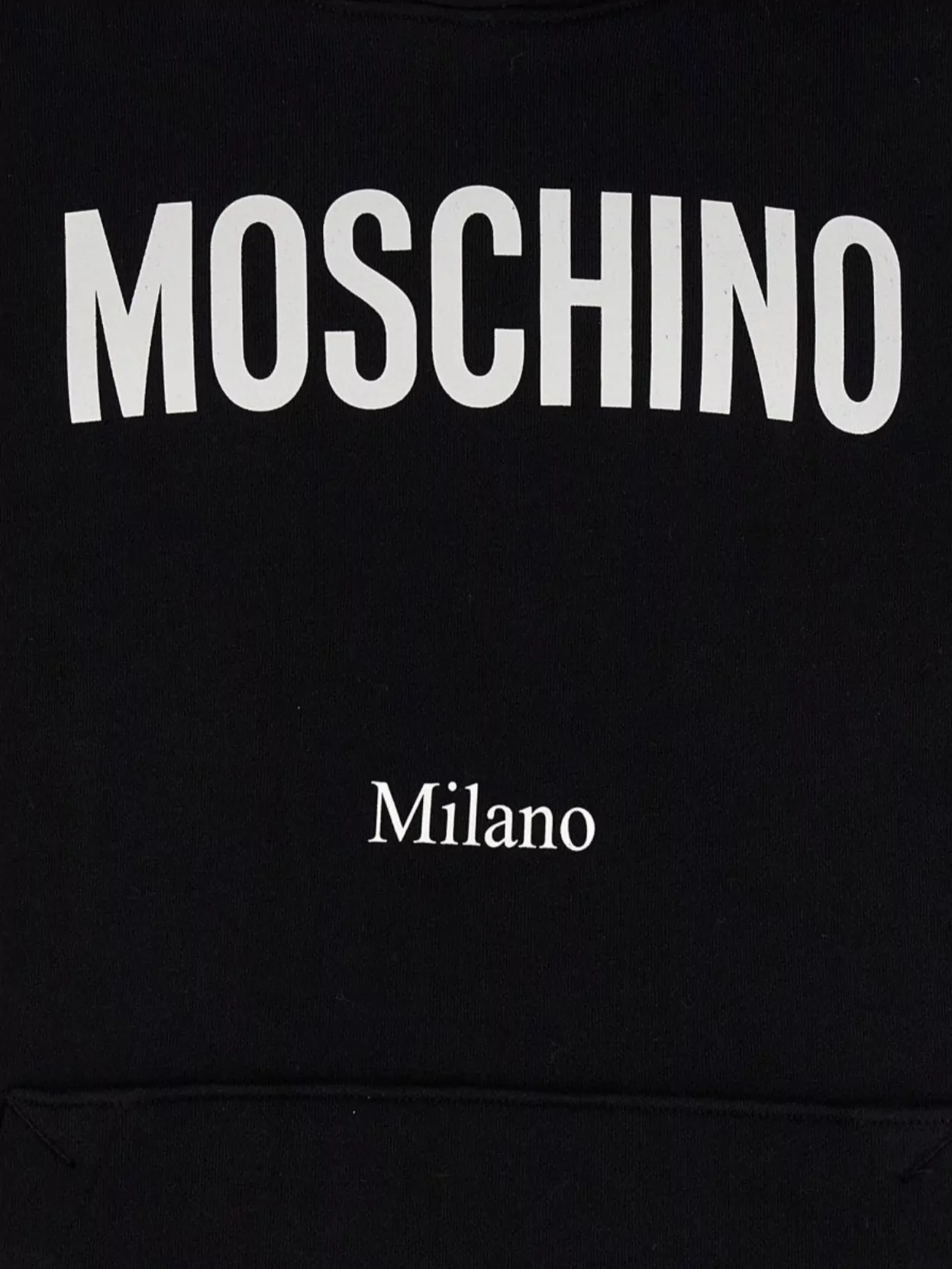 Moschino Hooded Logo Print Hoodie Style