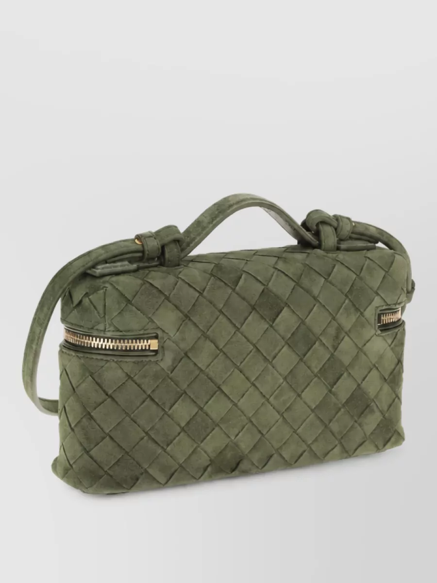 Bottega Veneta Bang Bang Leather Clutch Bag
