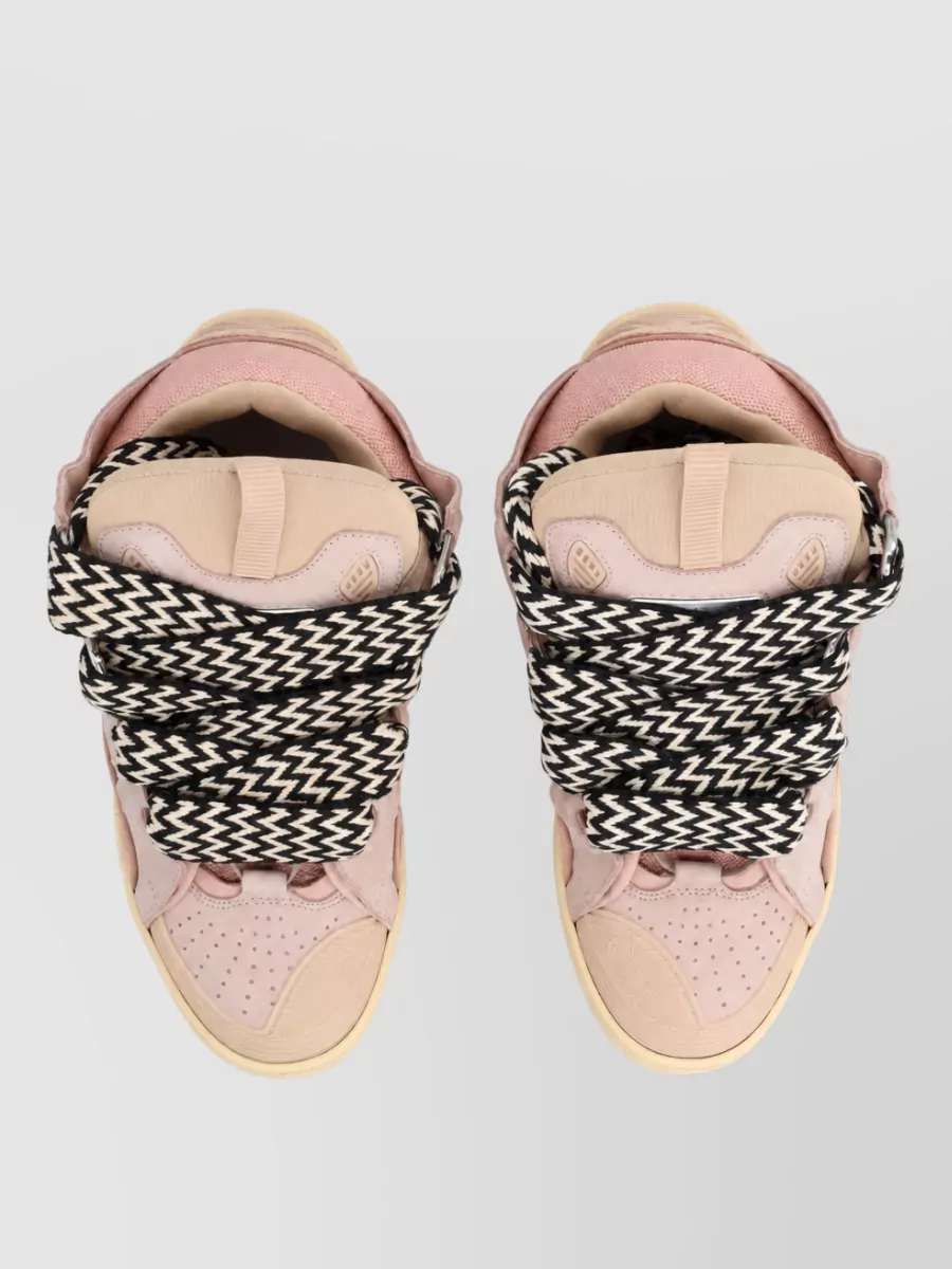 Lanvin Leather High-Top Sneakers