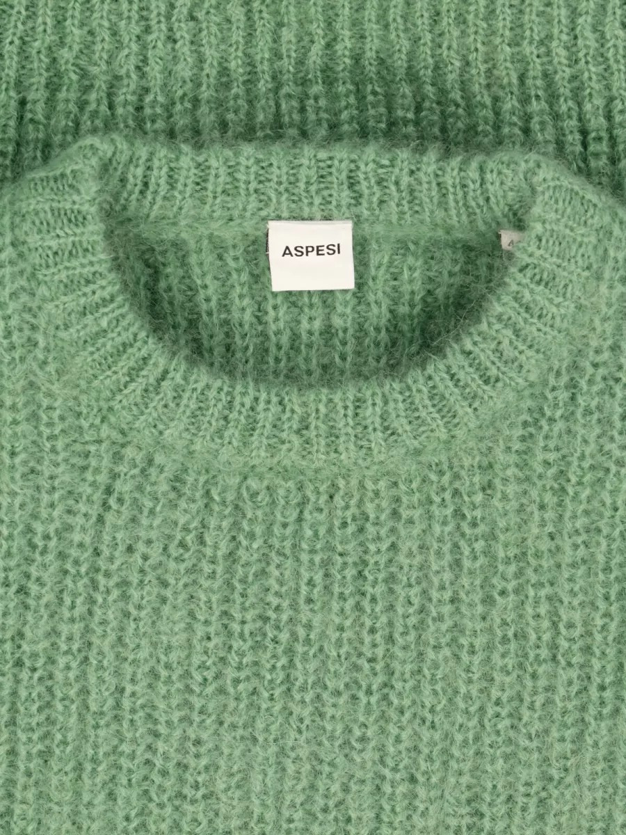 Aspesi Mohair Wool Crewneck Sweater