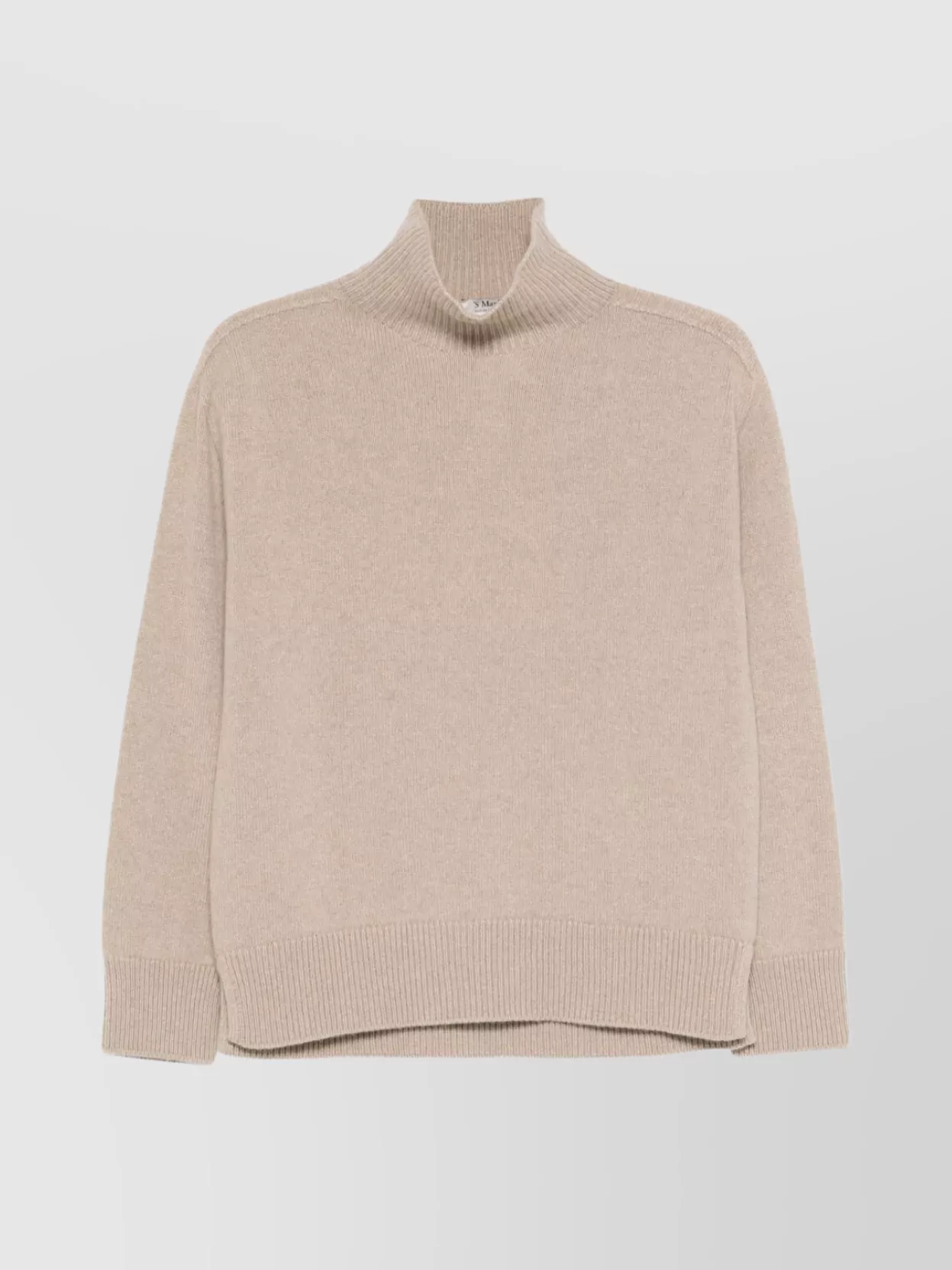 S Max Mara Cashmere Long Sleeve Turtleneck Knitwear