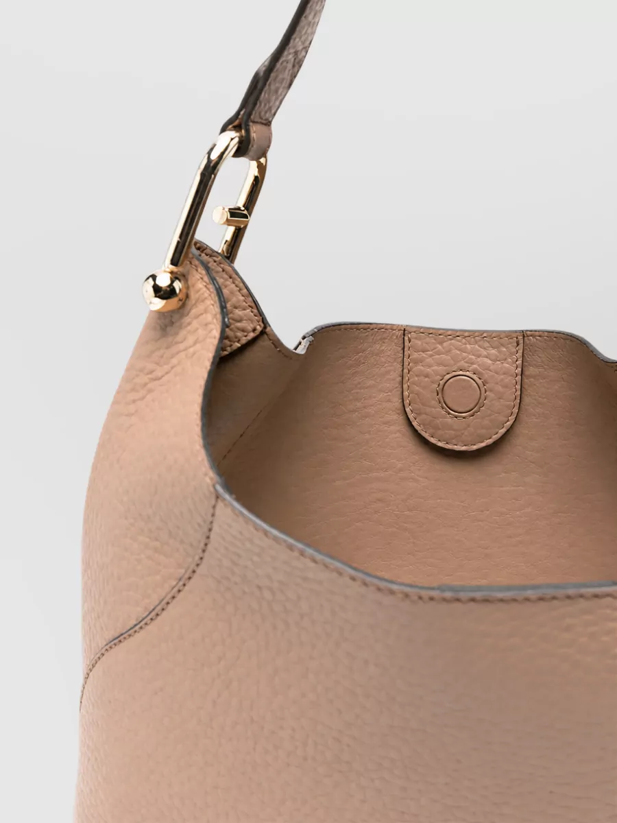 Furla Pebbled Leather Tote Bag