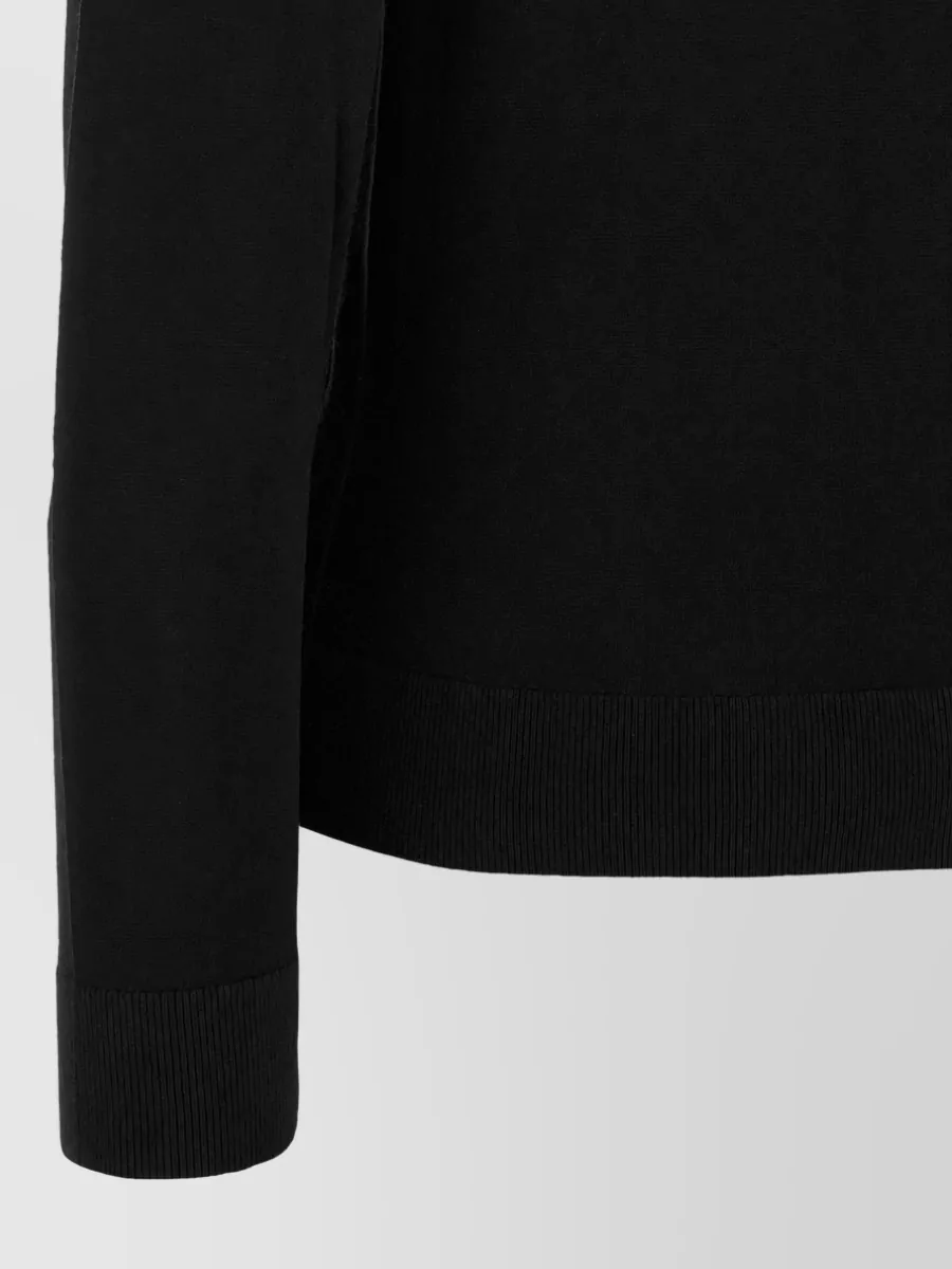Lauren Ralph Lauren Silk Mohair Ribbed Turtleneck Sweater