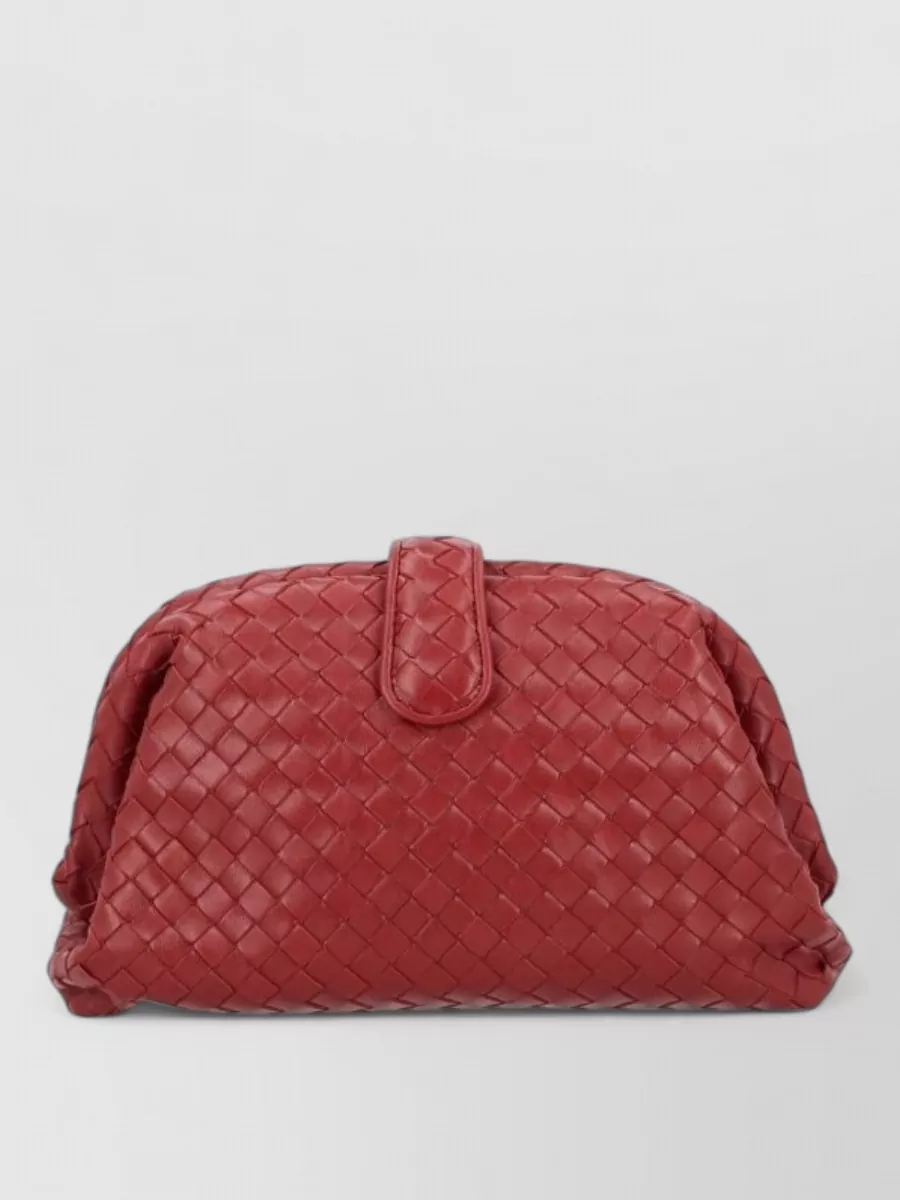 Bottega Veneta small lamb leather clutch bag
