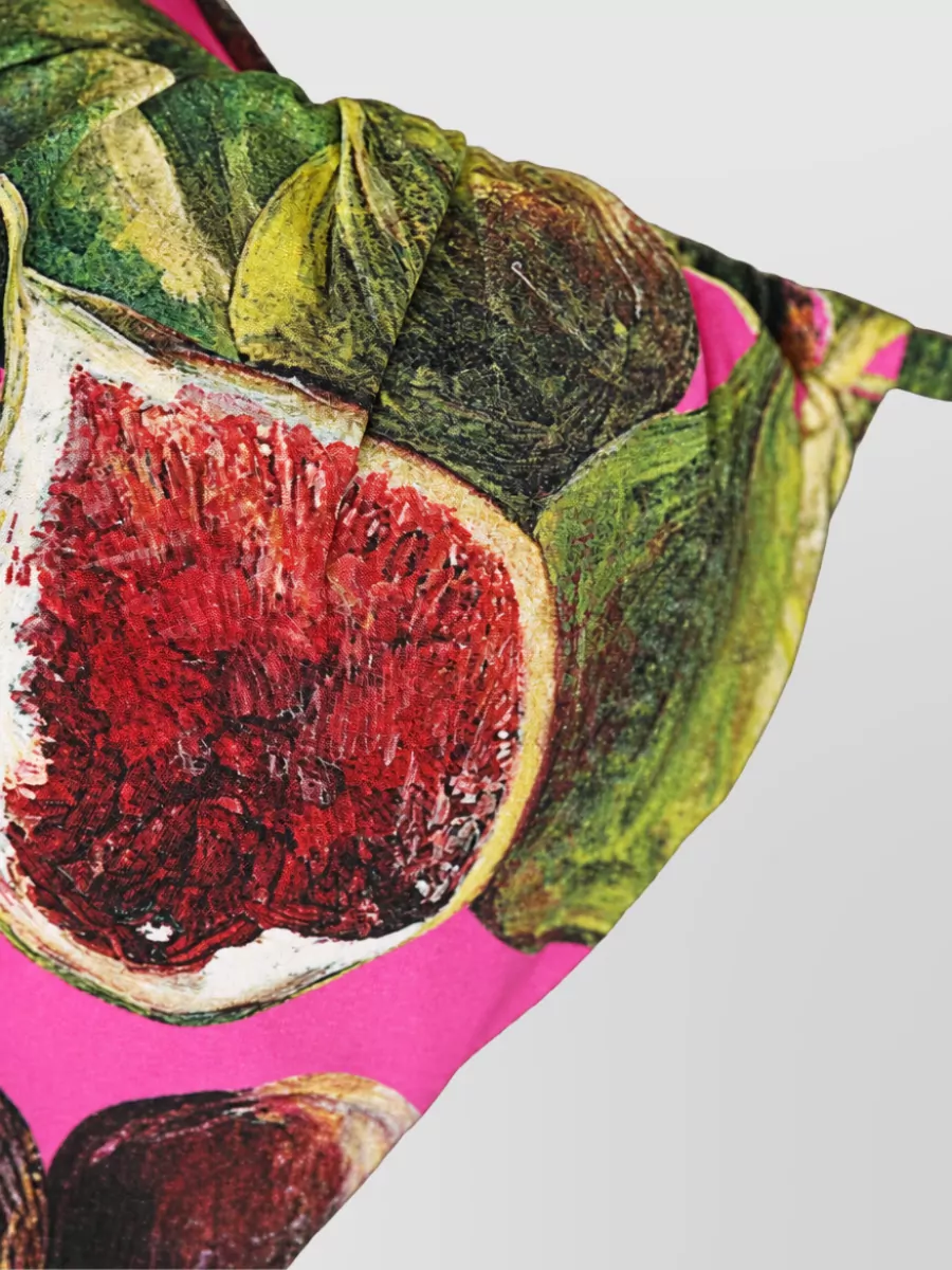 Dolce&Gabbana Printed Bikini Top