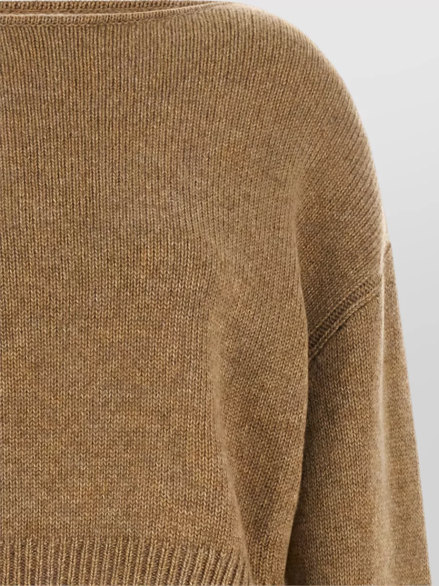 Ermanno Scervino Cashmere Boat Neck Bow Back Cardigan