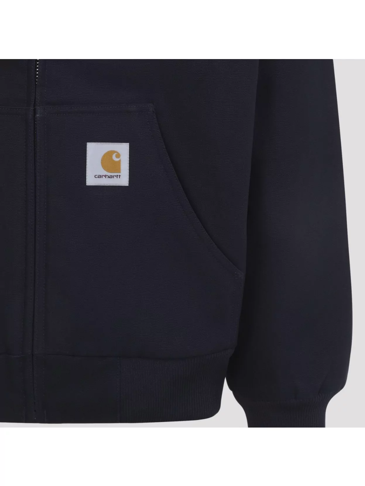 Carhartt Wip Hooded Jacket With Pockets And Ribbed Finish