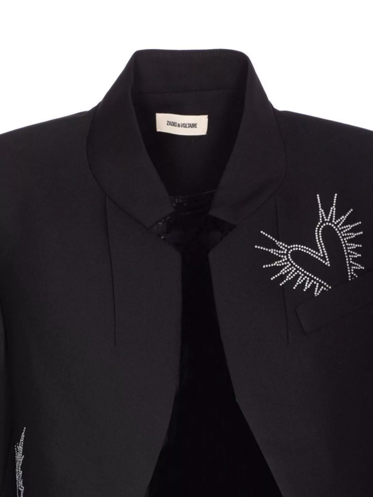 Zadig & Voltaire Chic Open Silhouette Long Sleeve Jacket