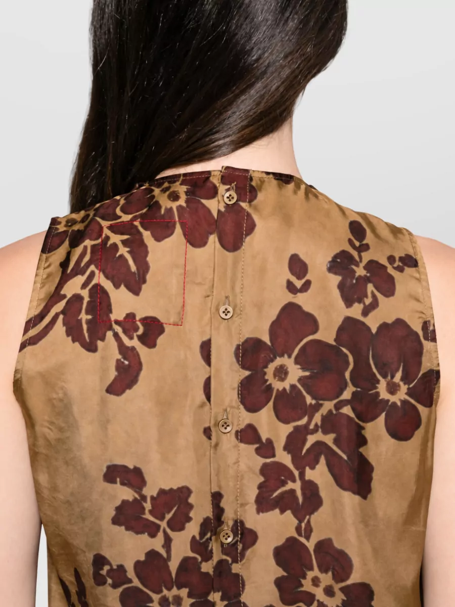 Uma Wang Printed Midi Dress