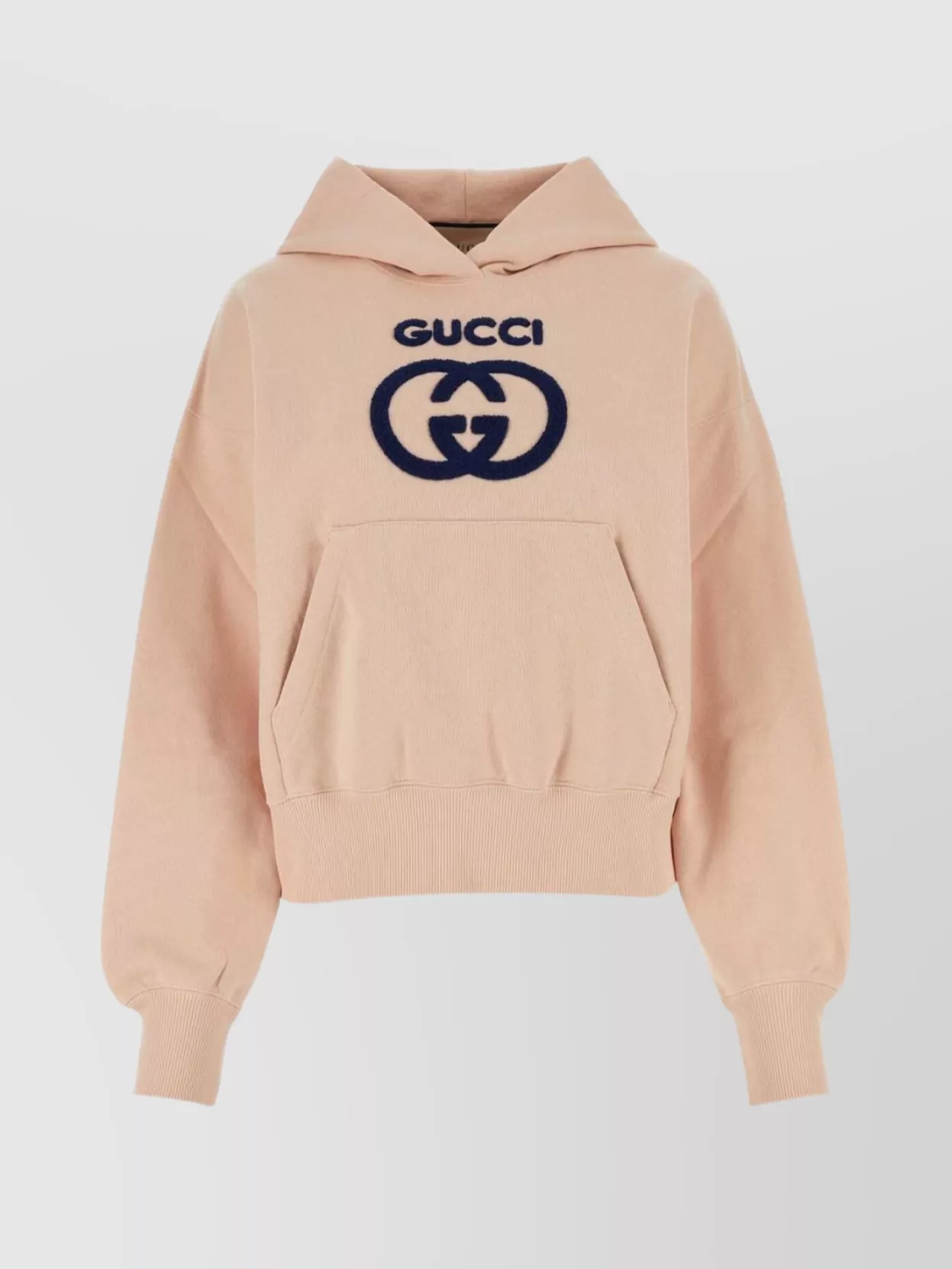 Shop Gucci Cotton Sweatshirt With Dropped Shoulders And Hood