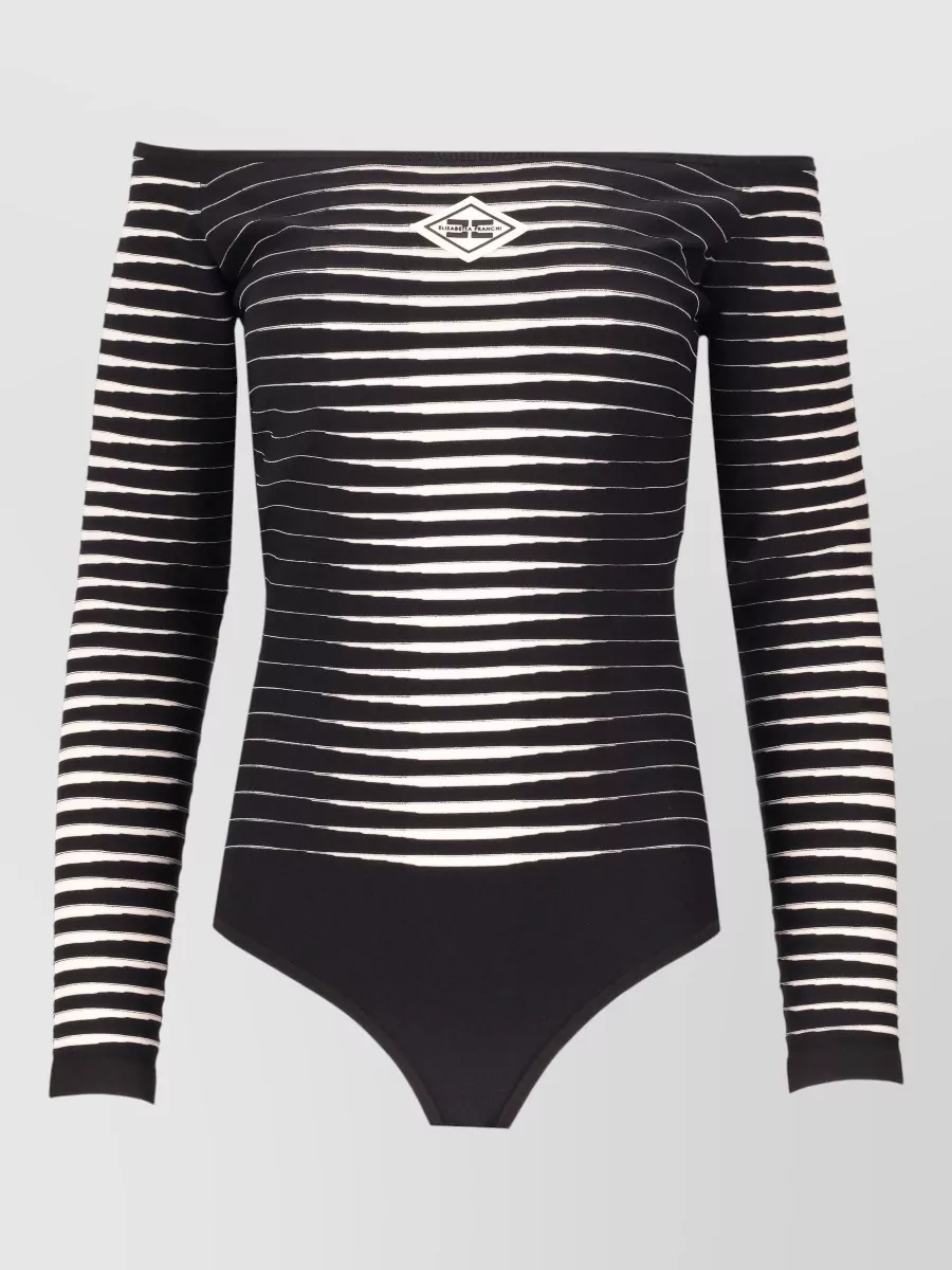 Elisabetta Franchi Fine-knit bodysuit