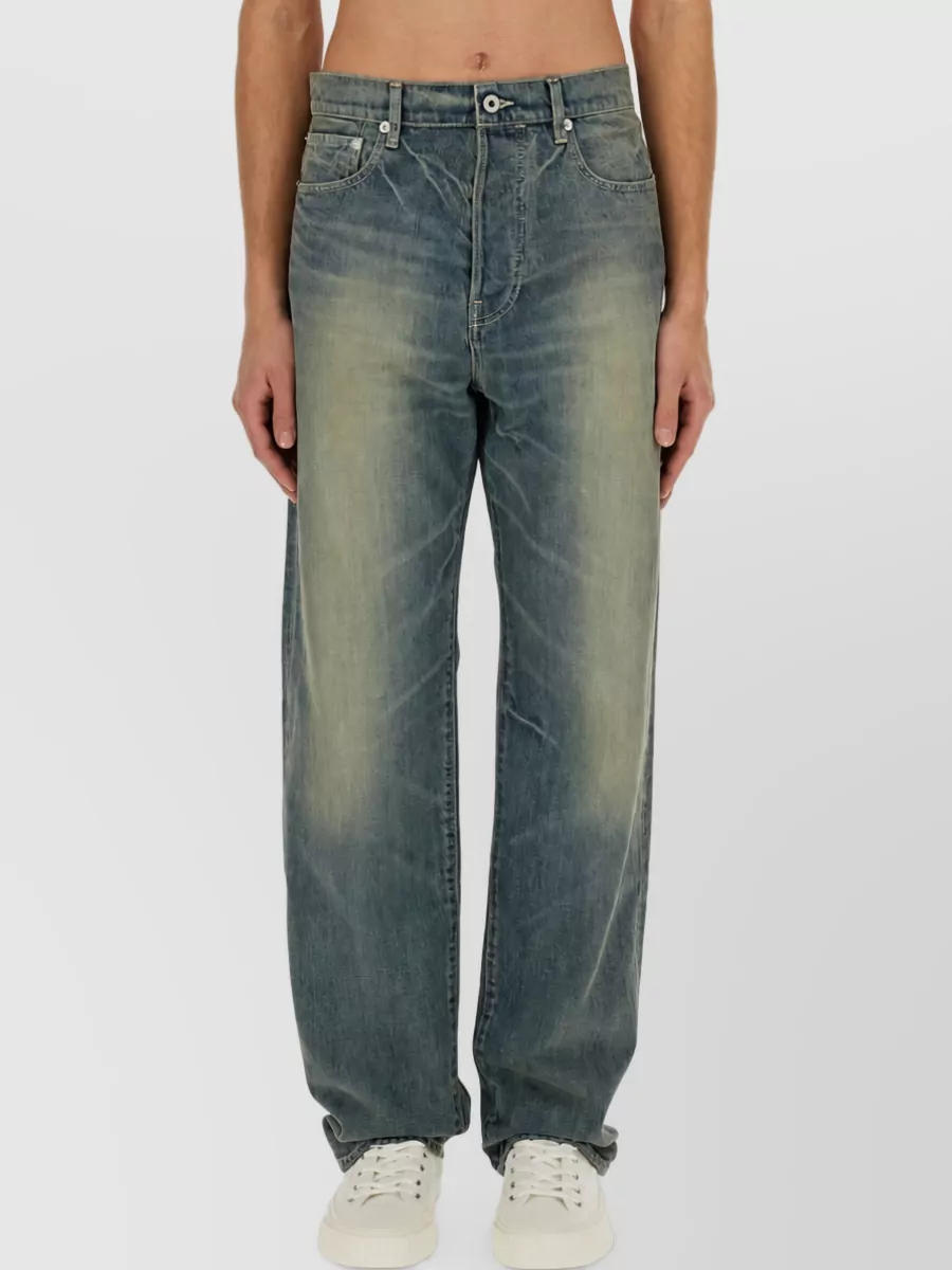Kenzo Asagao Straight-Leg Jeans