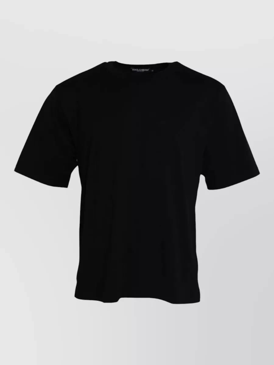 Dolce&Gabbana cotton logo-embossed crew-neck t-shirt