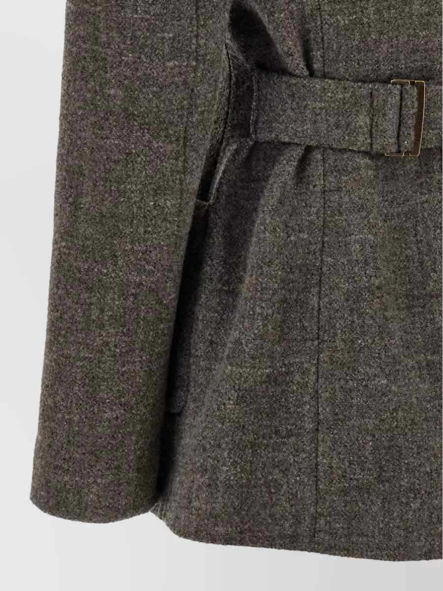 Magda Butrym Cashmere Wool Single Breasted Coat