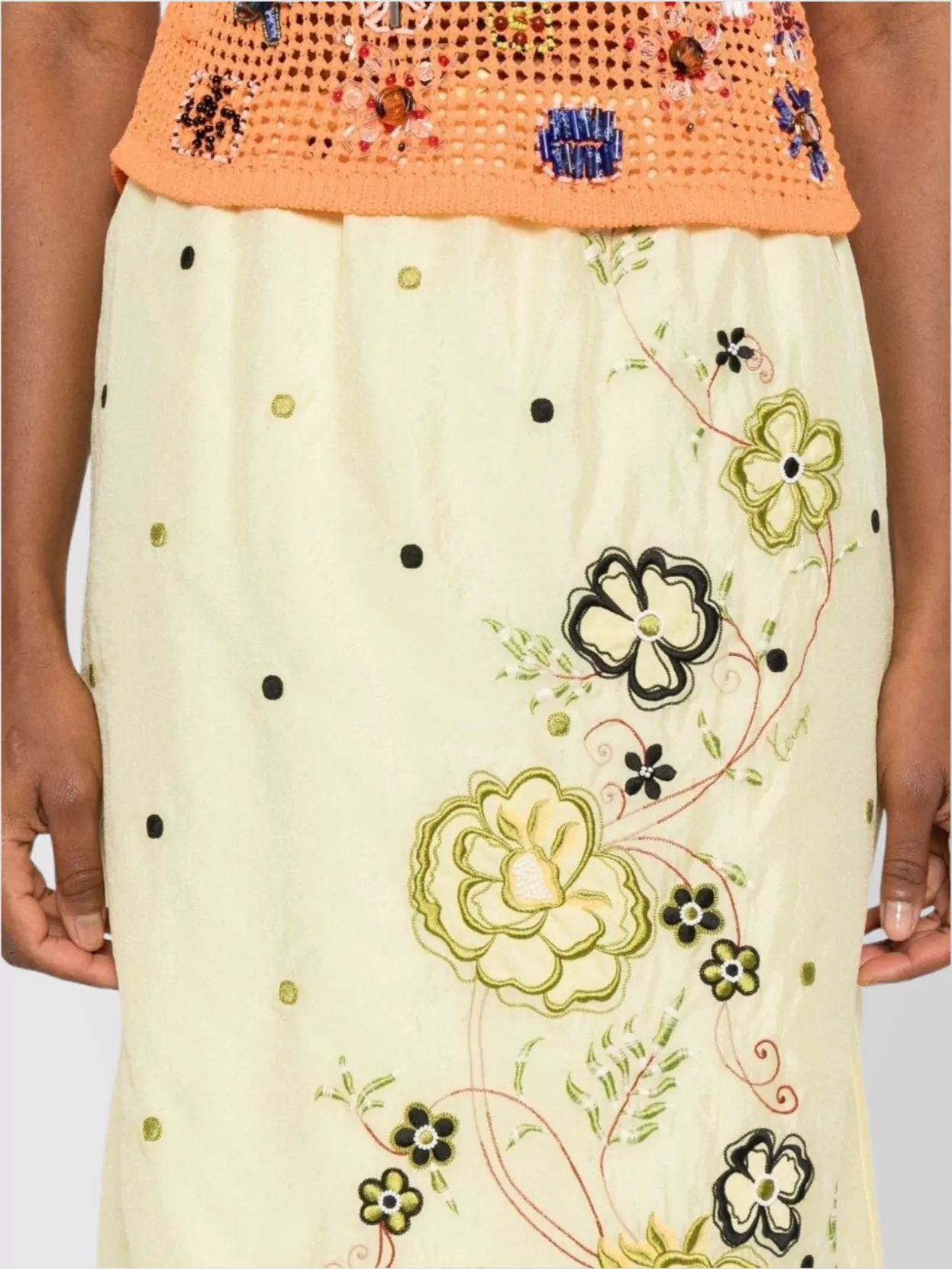 Shop Kenzo Knee Length And Midi Skirts