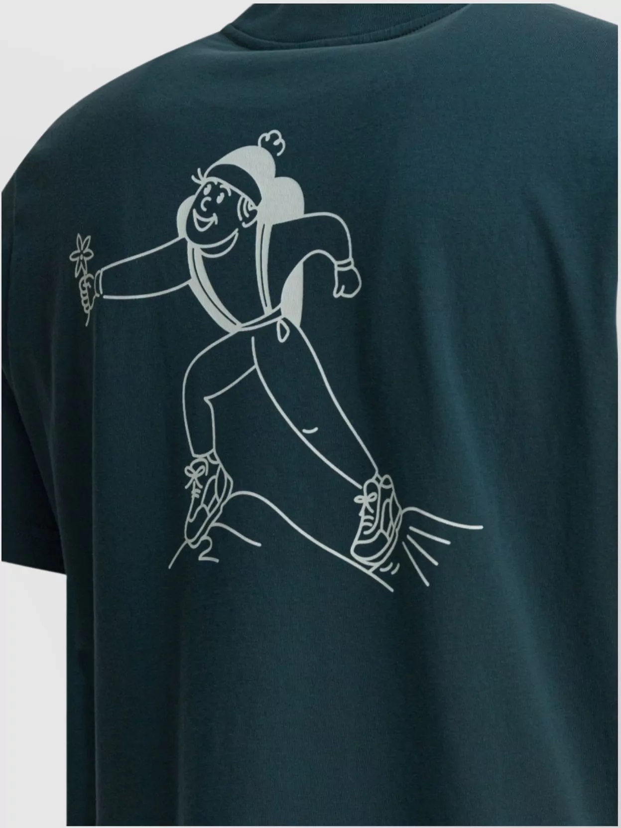 Autry Graphic Print Crew Neck Short Sleeve T-Shirt