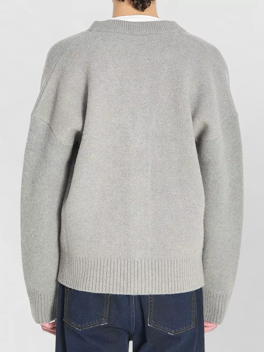 Ami Paris Ami Cardigan De Coeur Knitwear