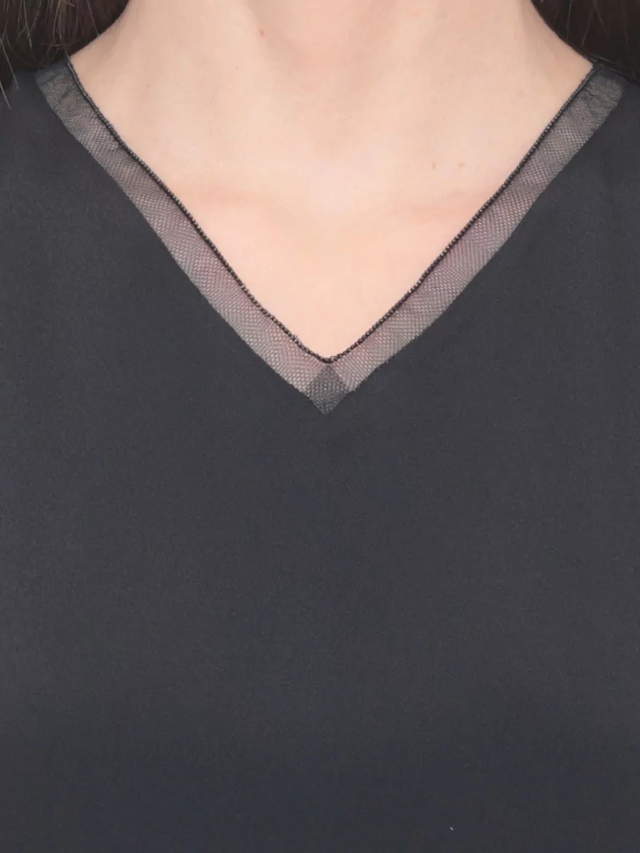 Fabiana Filippi Silk V-Neck Sleeveless Top