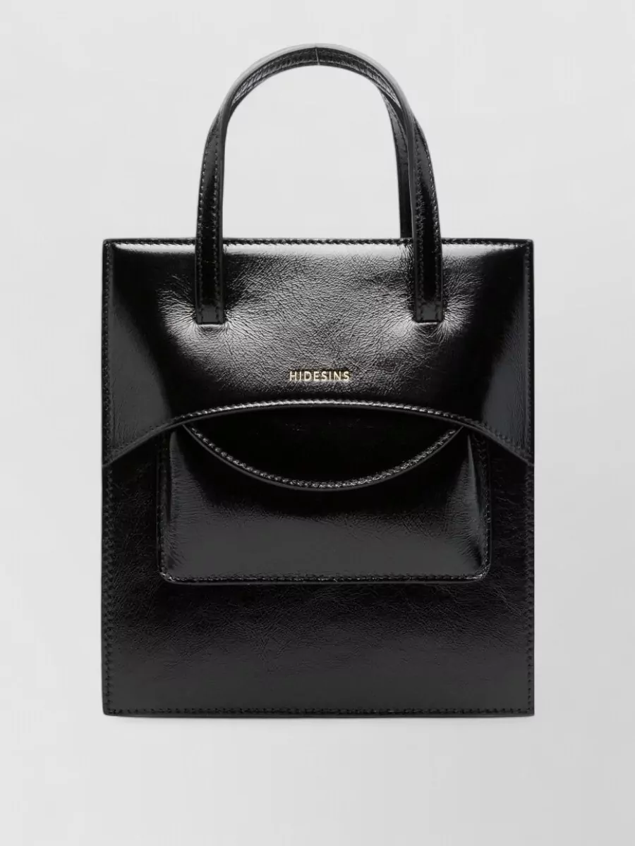 Hidesins calf leather croc-effect tote bag