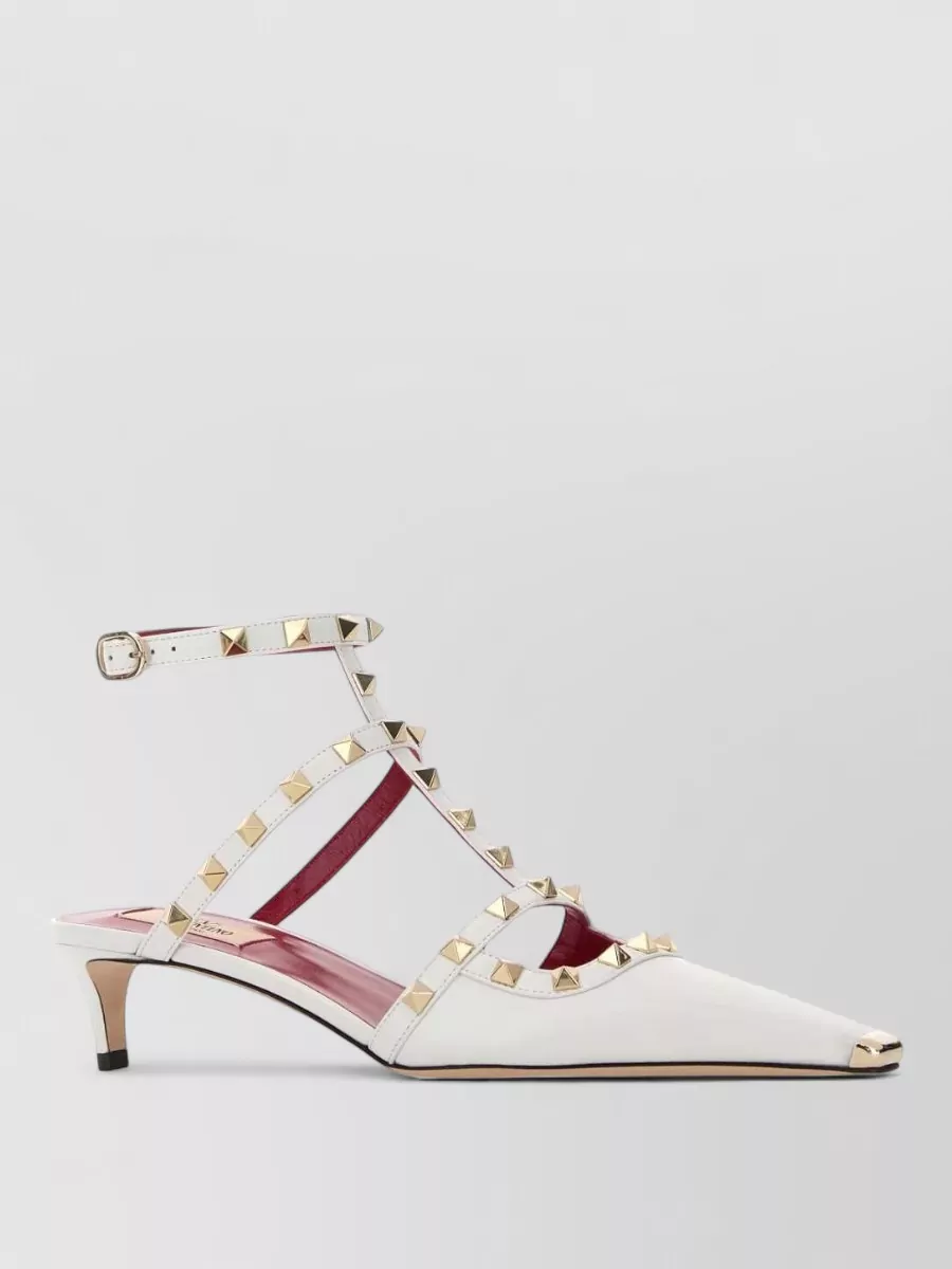 Valentino Garavani leather rockstud mules