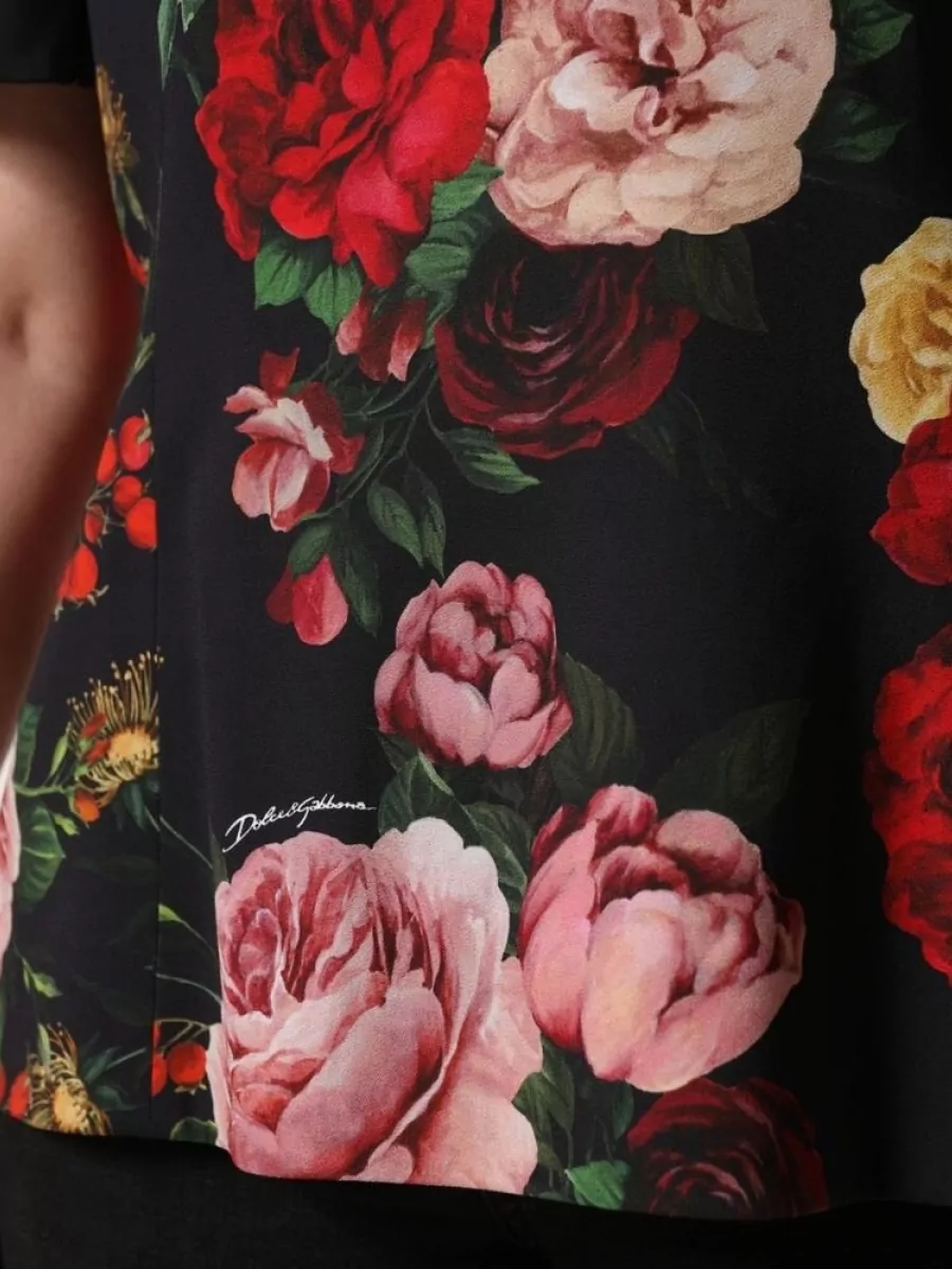 Dolce&Gabbana Floral Frill Blouse