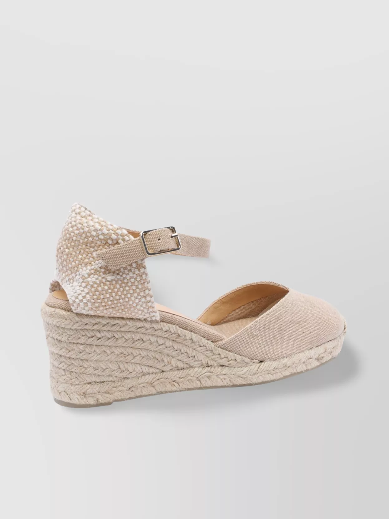 Castaner Cotton Espadrille Wedge Sandals